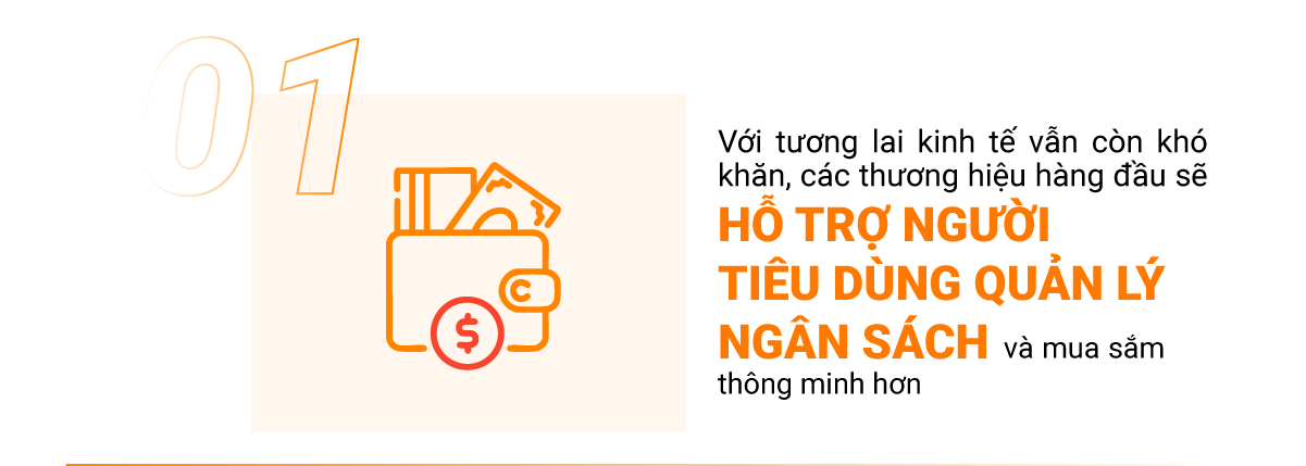 Các thương hiệu hàng đầu sẽ hỗ trợ người tiêu dùng quản lý ngân sách và mua sắm thông minh hơn