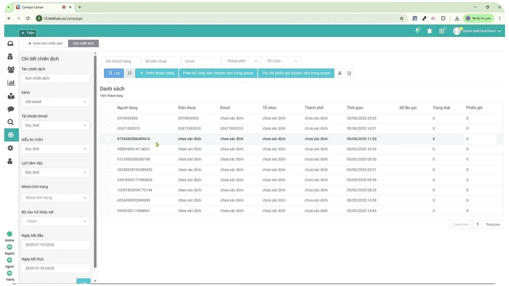 Gửi mail tự động